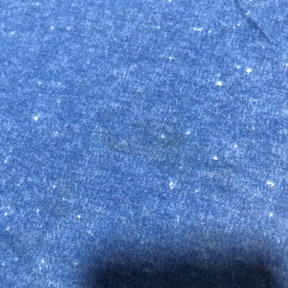 Abercrombie Kids Blue Speckled Moose Logo T-Shirt, Size S (10) - Picture 2 of 4